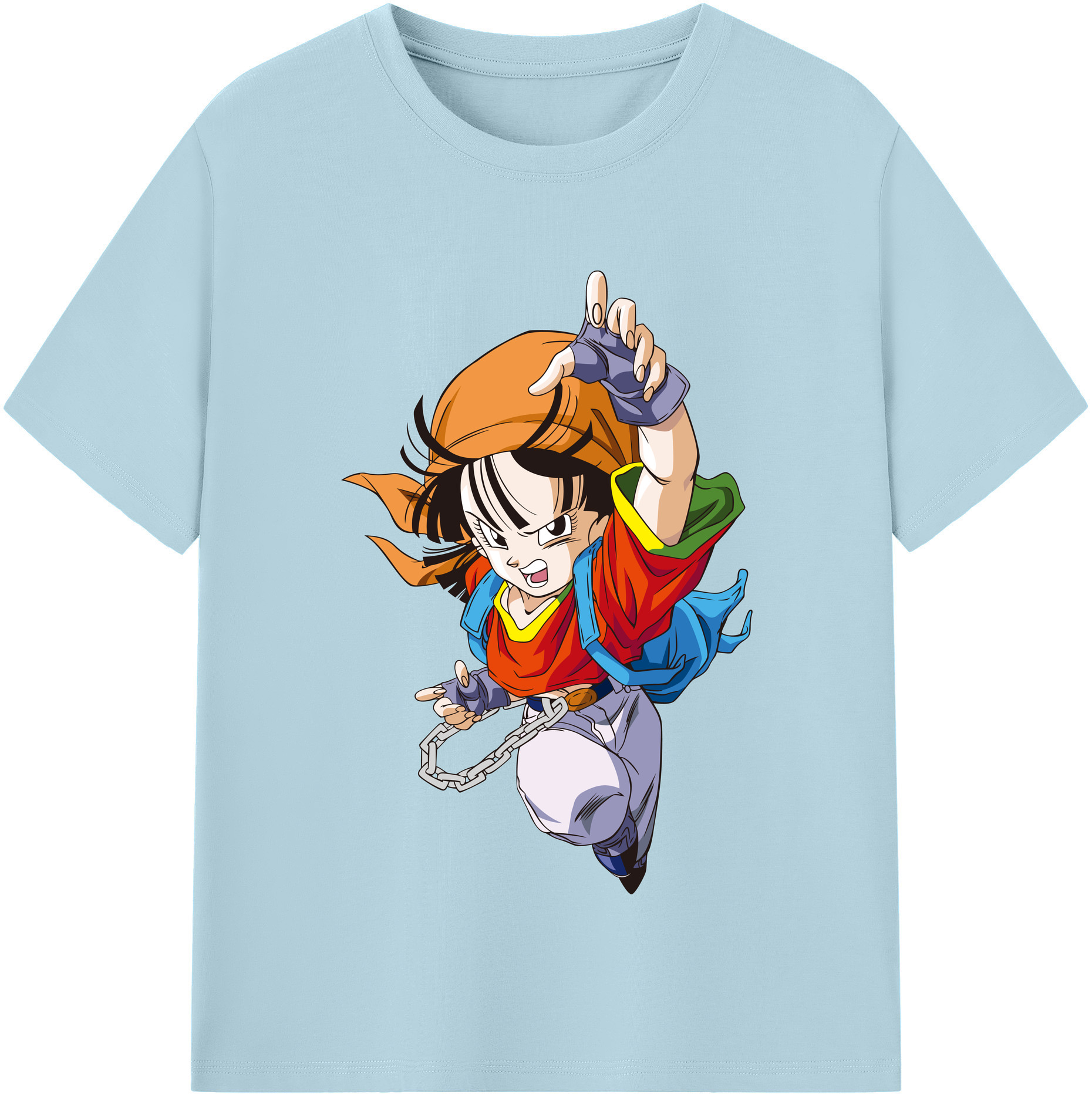 （画像用） ドラゴンボール パン DRAGON BALL Pan 綿100％半袖Tシャツ（フロントプリント）
